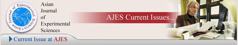 AJES -- Asian Journal of Experimental Sciences